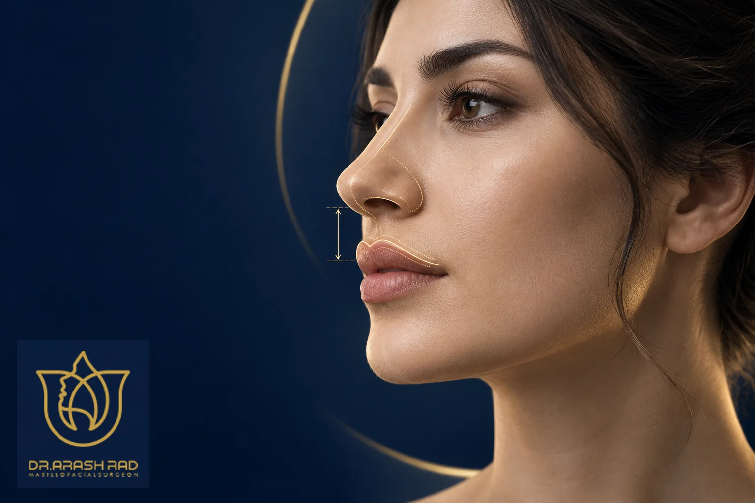 بررسی تناسب بینی و لب بالا برای تصمیم‌گیری درباره عمل بینی و سانترال لب