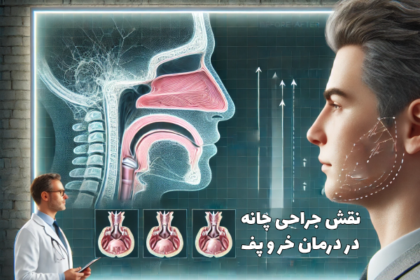 نقش جراحی چانه در مشکلات تنفسی خواب مثل خر و پف