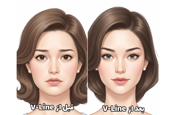 جراحی چانه به روش وی لاین