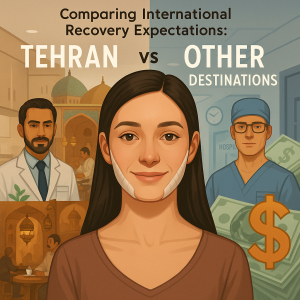 V-line jaw reduction recovery timeline