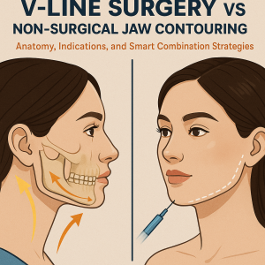 V-line surgery vs non-surgical jaw contouring