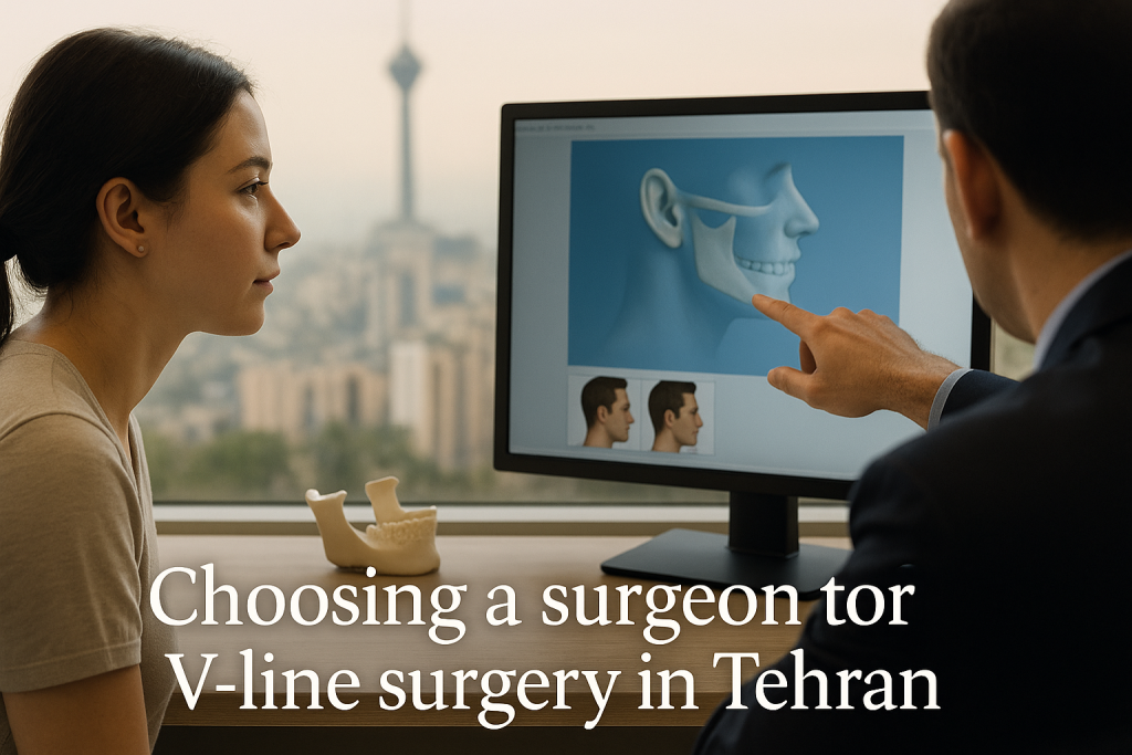 Choosing a surgeon for V-line surgery in Tehran