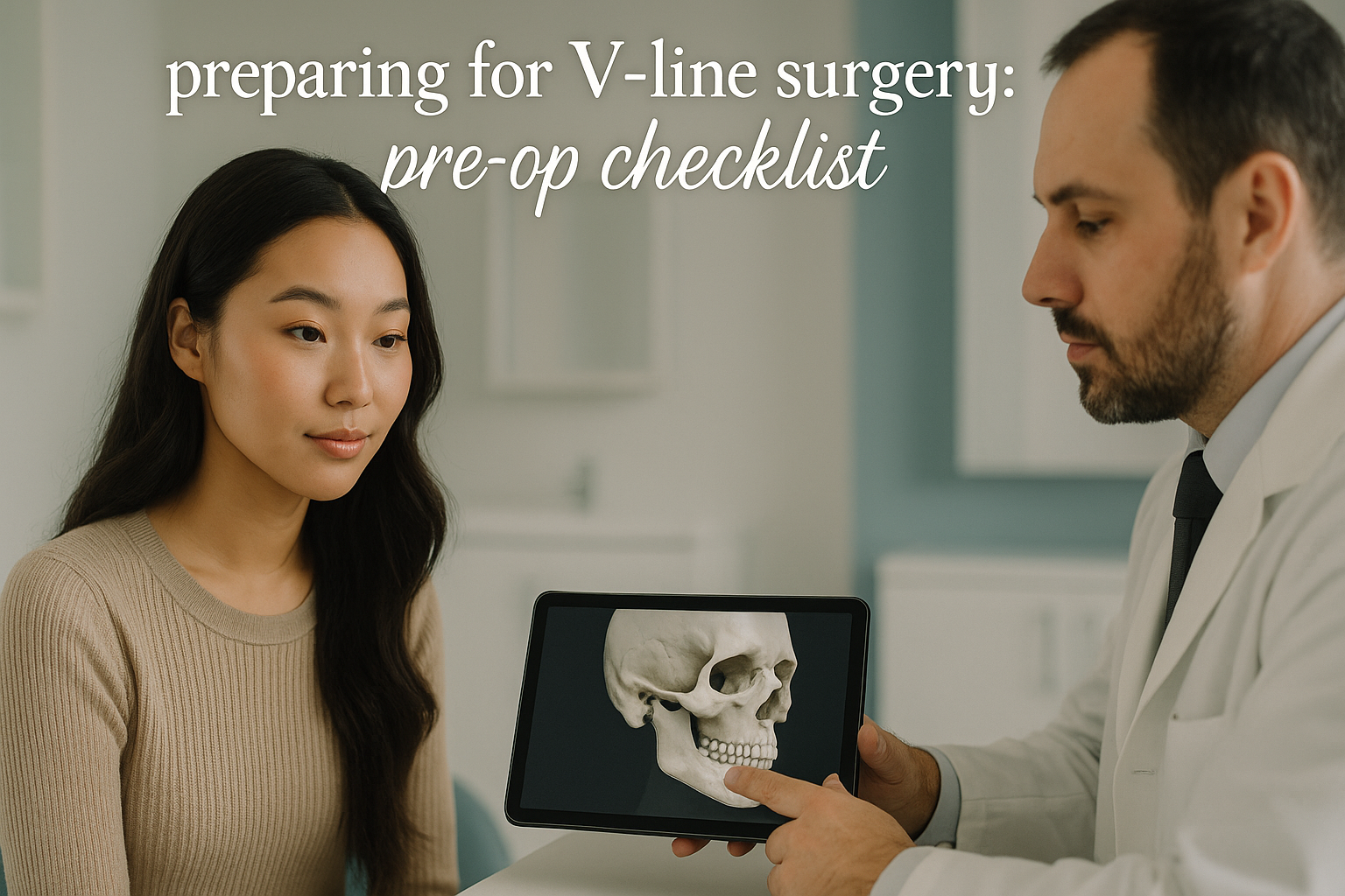 preparing for V-line surgery: pre-op checklist