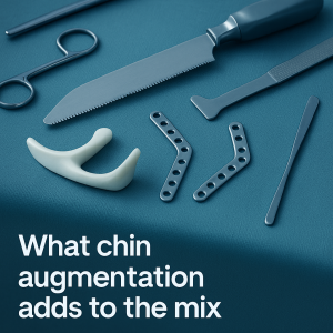 combining V-line with chin augmentation