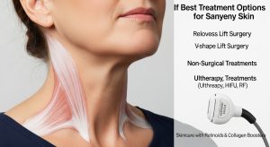 double chin fat vs sagging skin