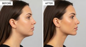 double chin fat vs sagging skin