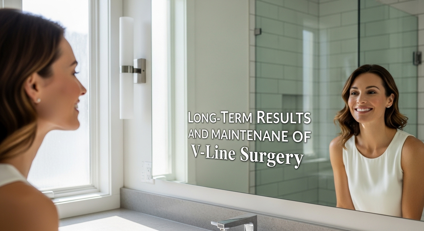 long-term results and maintenance of V-line surgery