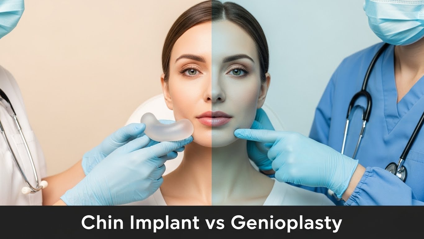 chin implant vs genioplasty
