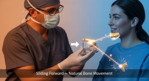 Chin augmentation osteotomy