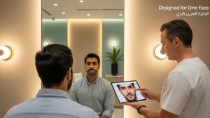 custom jawline implants Dubai