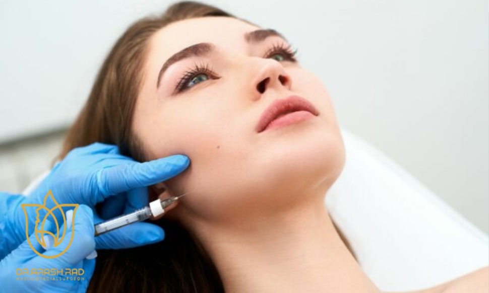 مراحل تزریق فیلر