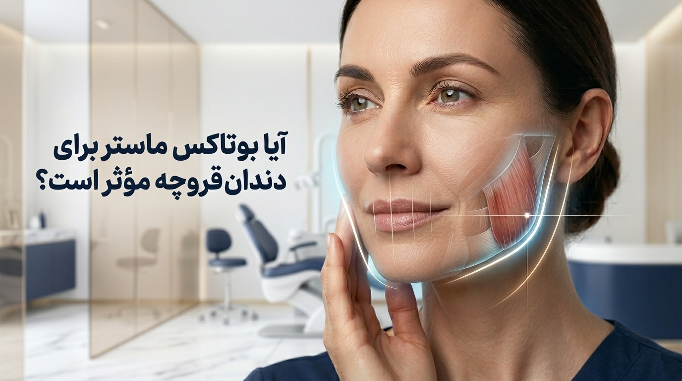 آیا بوتاکس ماستر دندان قروچه را درمان می‌کند