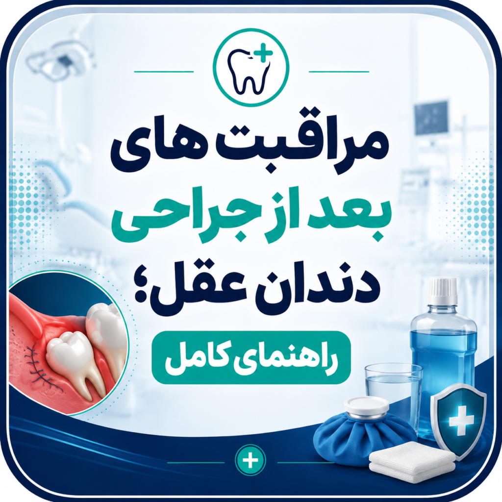 مراقبت های بعد از جراحی دندان عقل ؛ راهنمای کامل