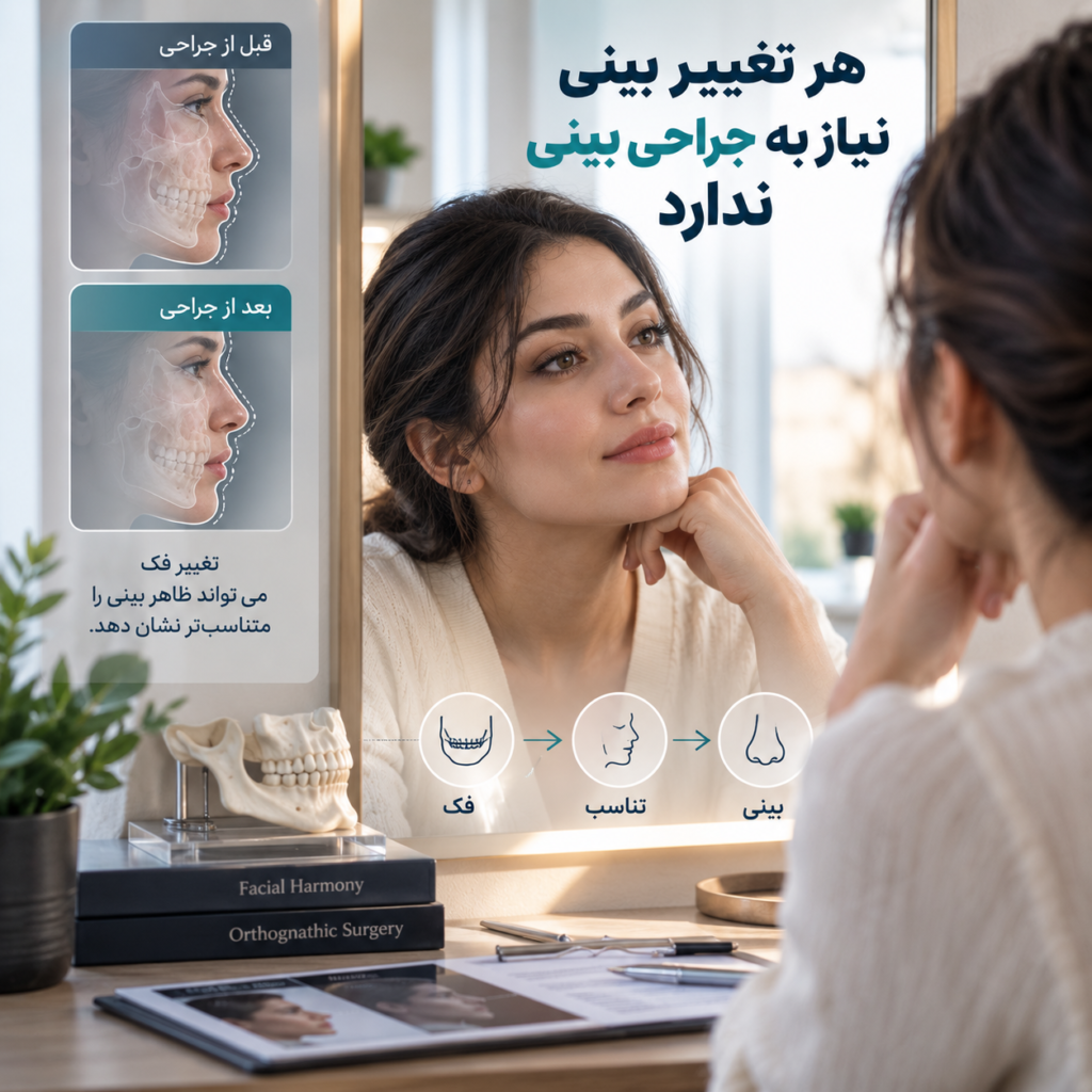 تأثیر جراحی فک بالا روی بینی؛ آیا فرم بینی تغییر میکند؟
