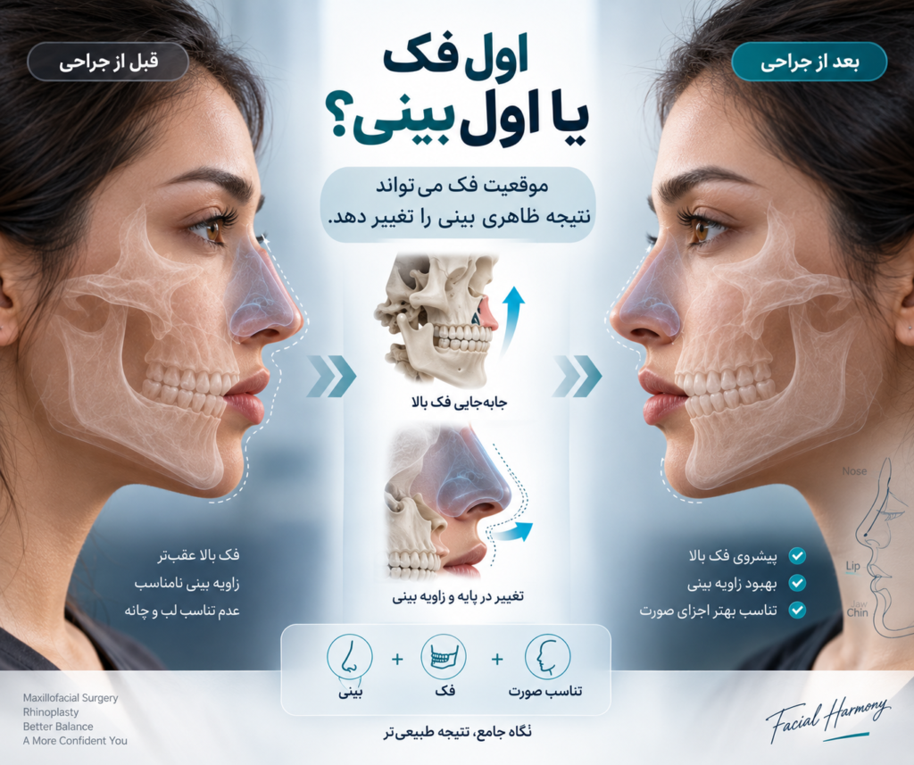 جراحی بینی و فک همزمان؛ آیا امکانپذیر است؟