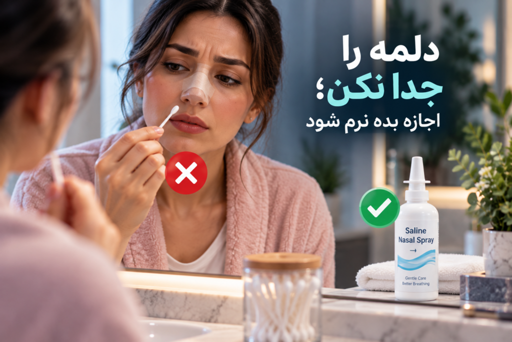 شستشو بعد از جراحی بینی از چه زمانی شروع می‌شود؟