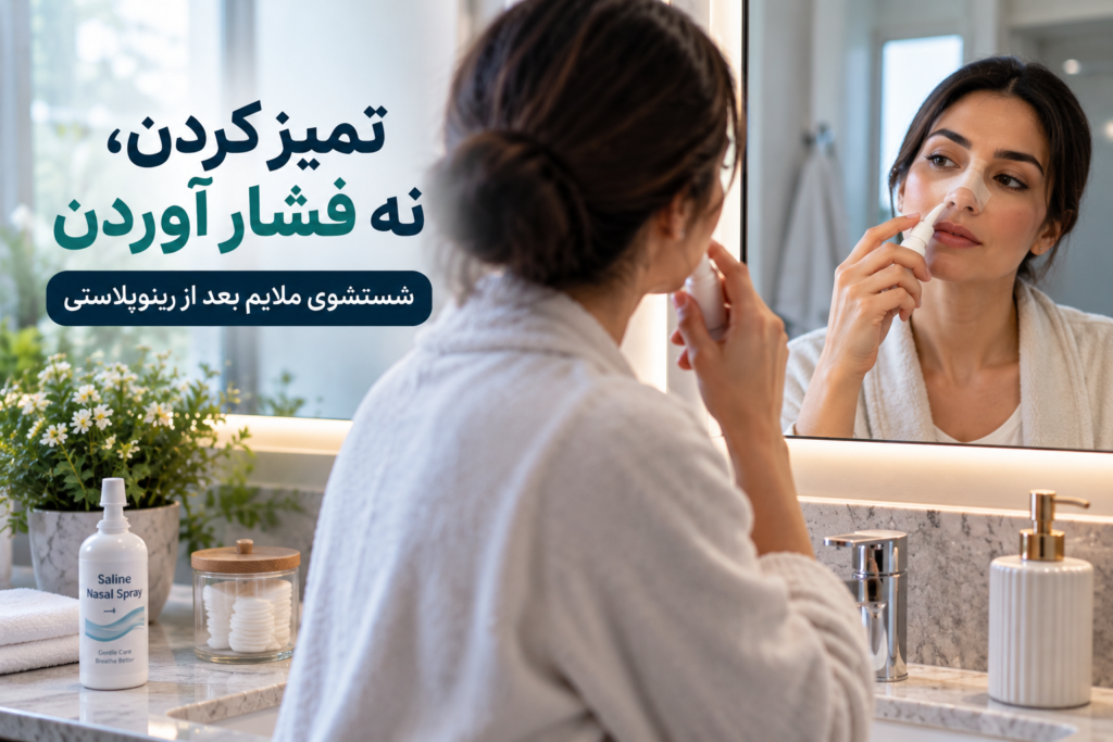 شستشو بعد از جراحی بینی از چه زمانی شروع می‌شود؟